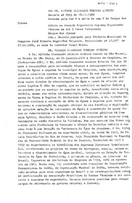 Rua Doutor Alfredo Sizenando Pereira Ribeiro