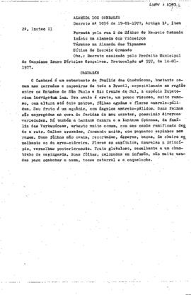 Alameda dos Cambarás