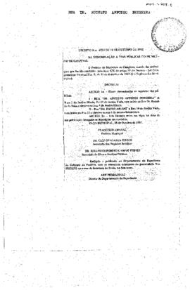 Rua Doutor Augusto Affonso Ferreira